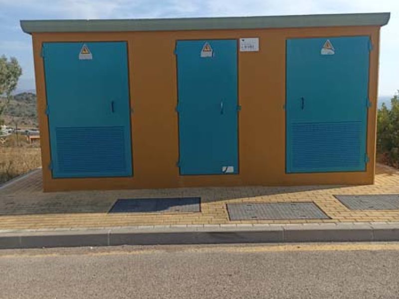 Rehabilición de caseta para cuadro eléctrico