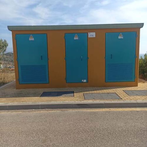 Rehabilición de caseta para cuadro eléctrico